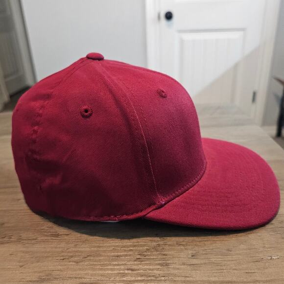 Vintage Florida State Seminoles Fitted Flat Bill Hat Cap Red Plaid FSU NCAA - Picture 4 of 9